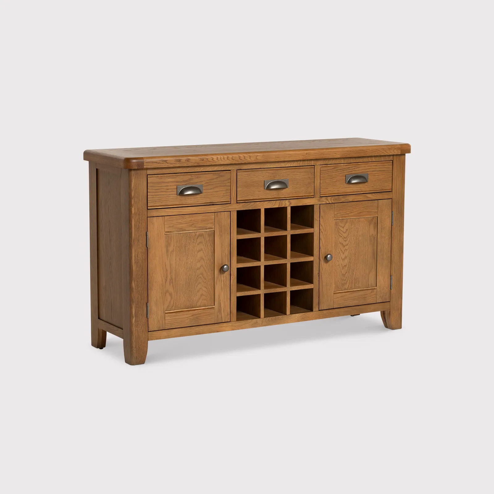 Raithwaite Large Sideboard 150x45x90cm, Brown Oak | Barker & Stonehouse