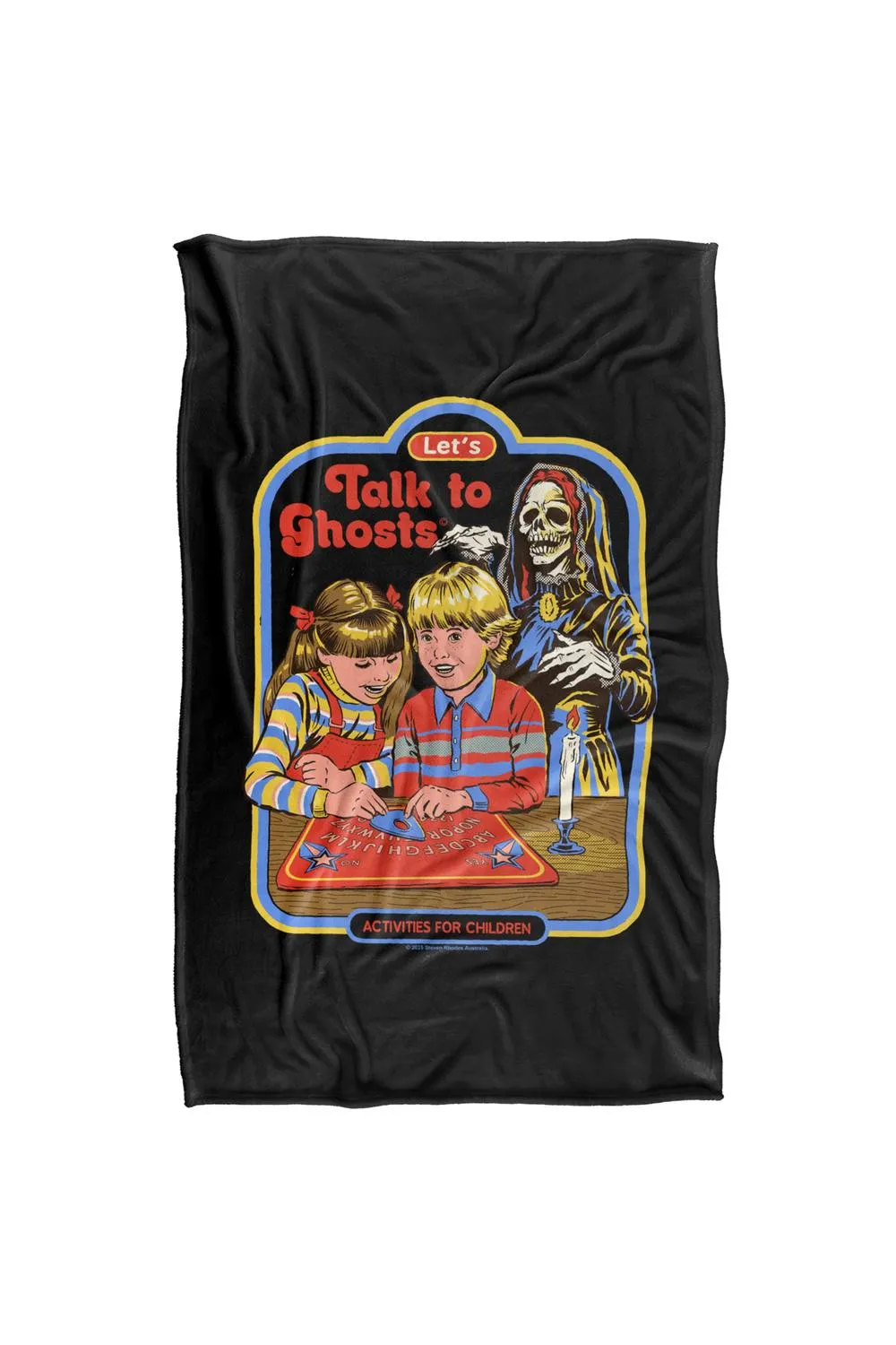 Steven Rhodes Let'S Talk To Ghosts Silky Super Soft Throw Blanket