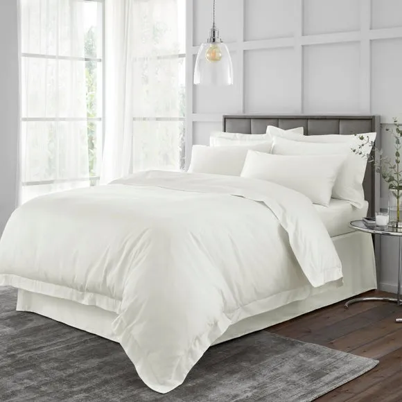 Hotel 230 Thread Count 100% Cotton Sateen Flat Sheet 2
