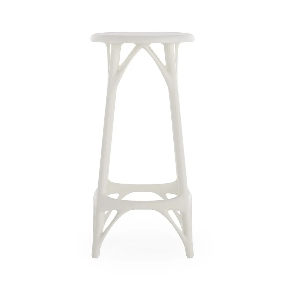 Kartell A.I. Light Stool 65cm White Set of 2 2