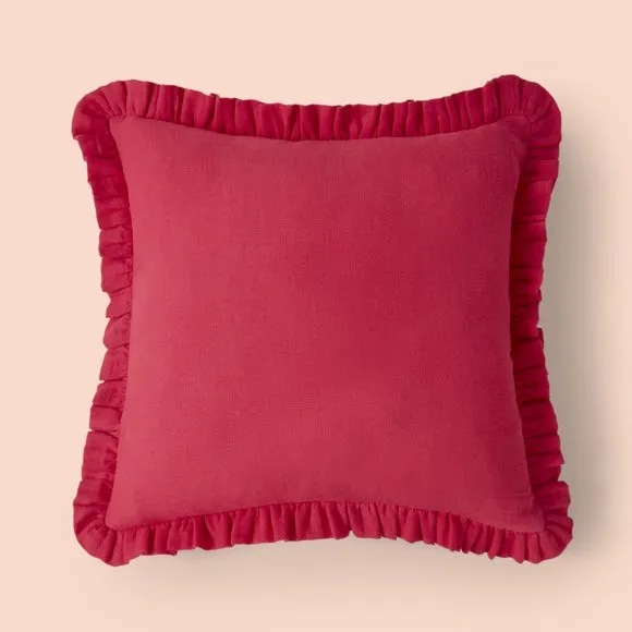 Frilled Gauze Square Cushion 3