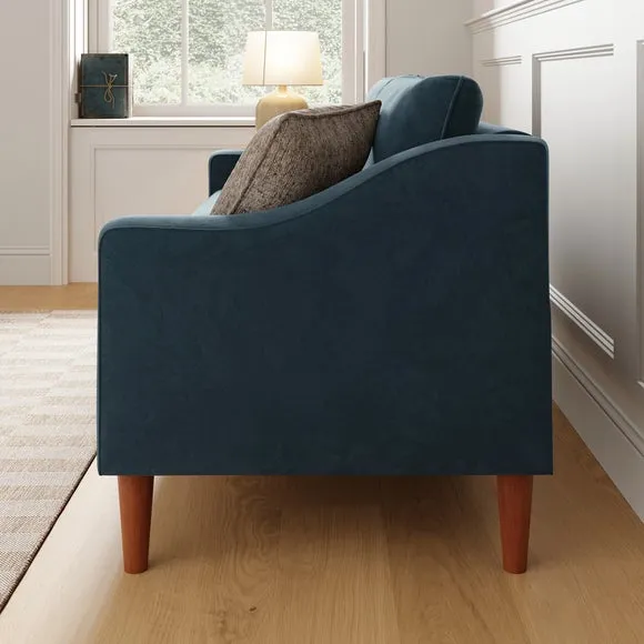 Hugo Velvet 3 Seater Sofa 2