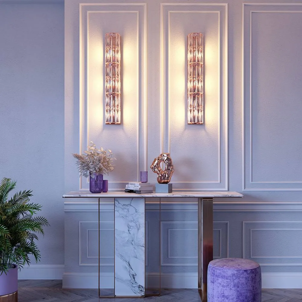 Netlighting Maytoni Facet Classic 3 Light Wall Lamp Gold E14 2