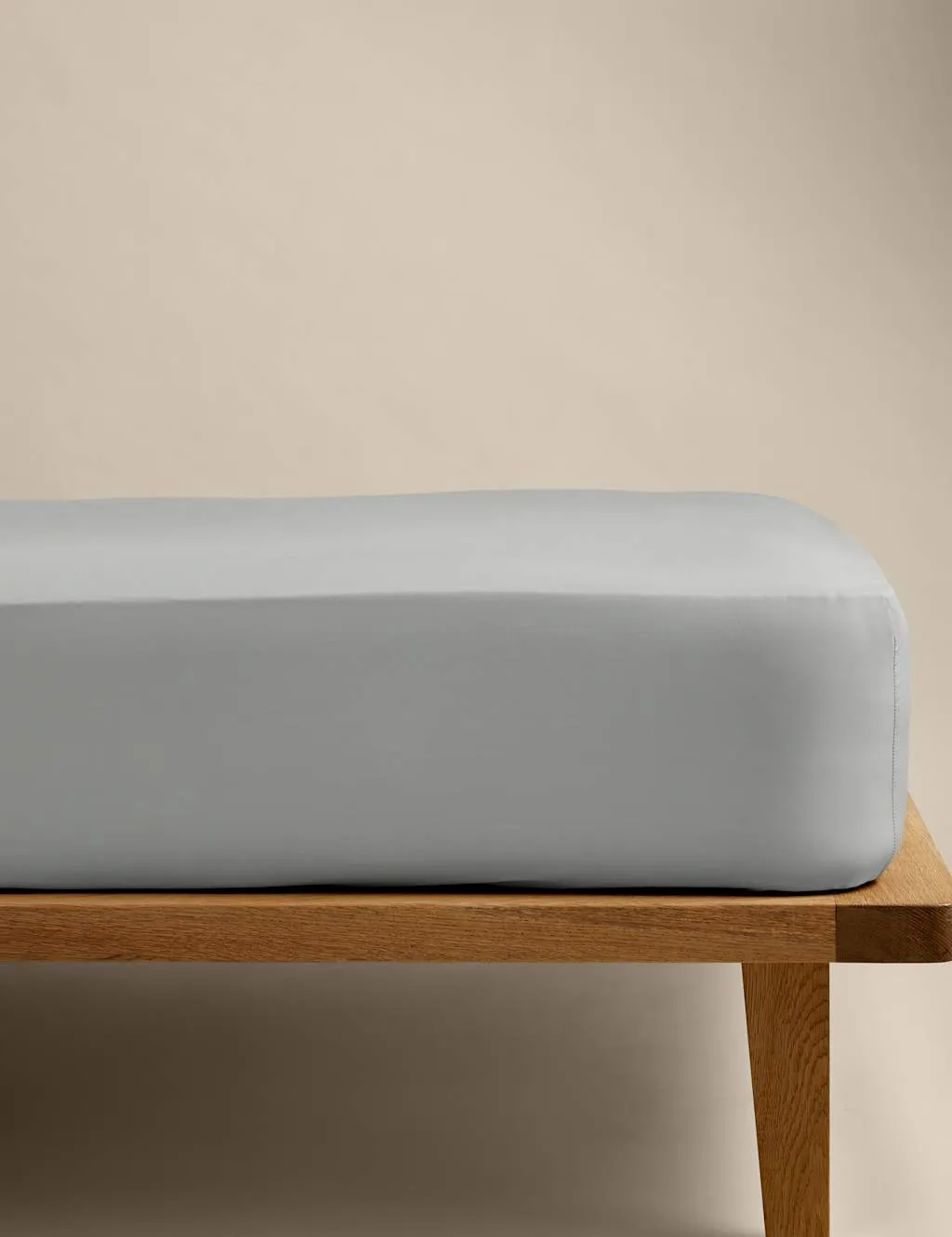 M&S Stay Cool Lyocell Rich Deep Fitted Sheet Dove