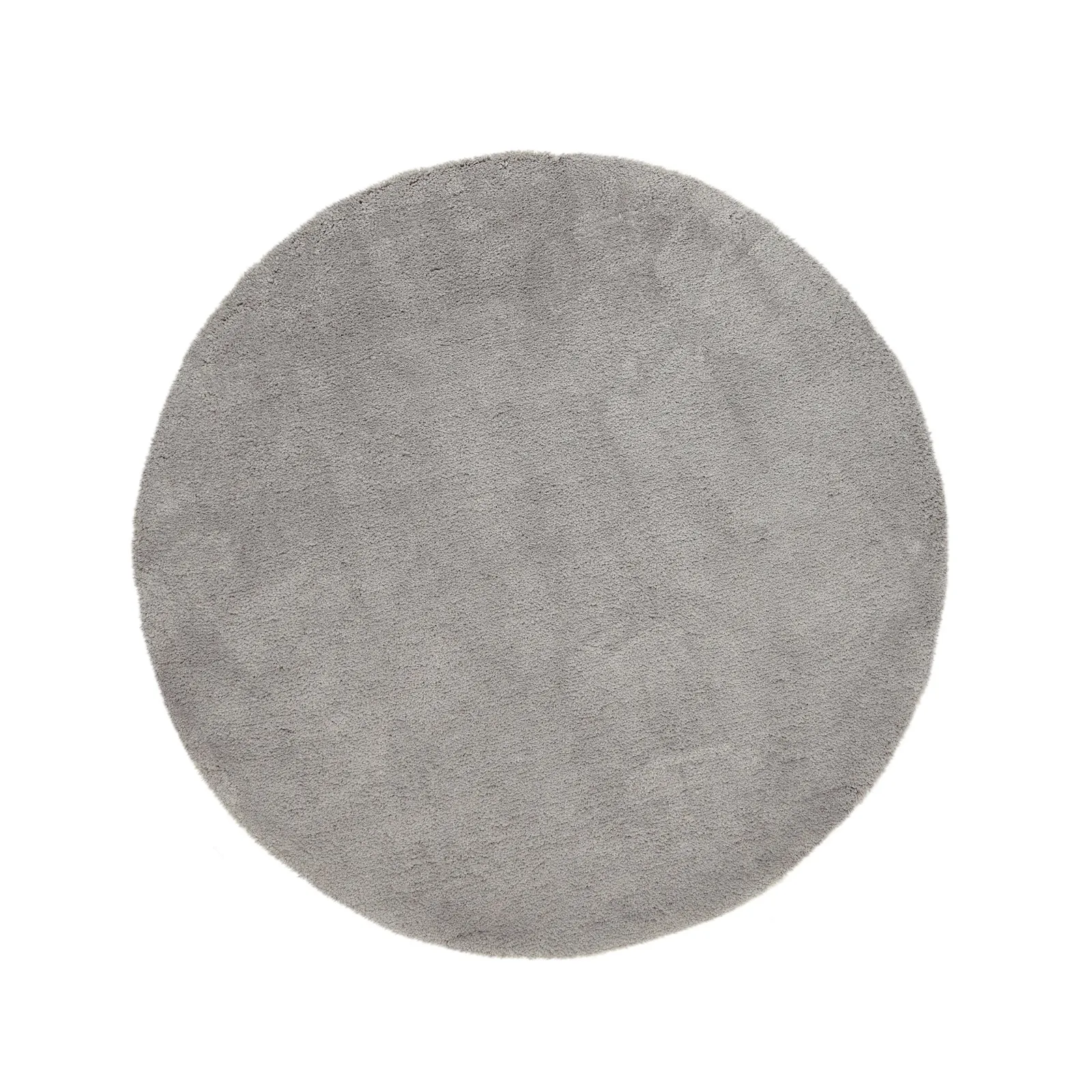 Teddy Bear Circle Rug Grey