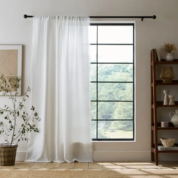Bondi Raw Edge Slot Top Voile Panel 2