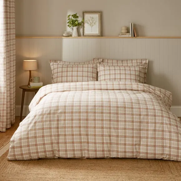 Denton Check 100% Cotton Duvet Cover & Pillowcase Set 3