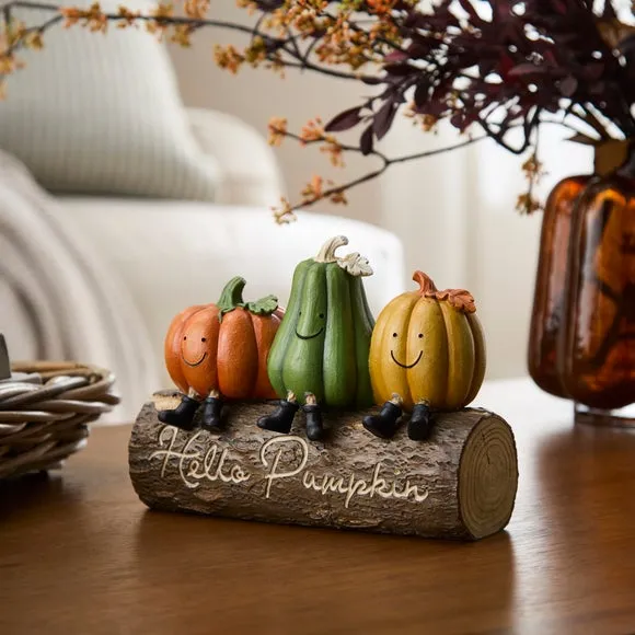Hello Pumpkin Resin Ornament