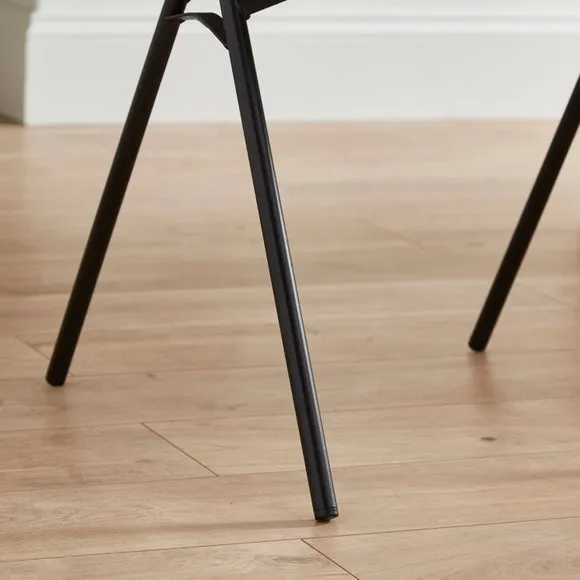 Burton Dining Chair, Faux Leather 4