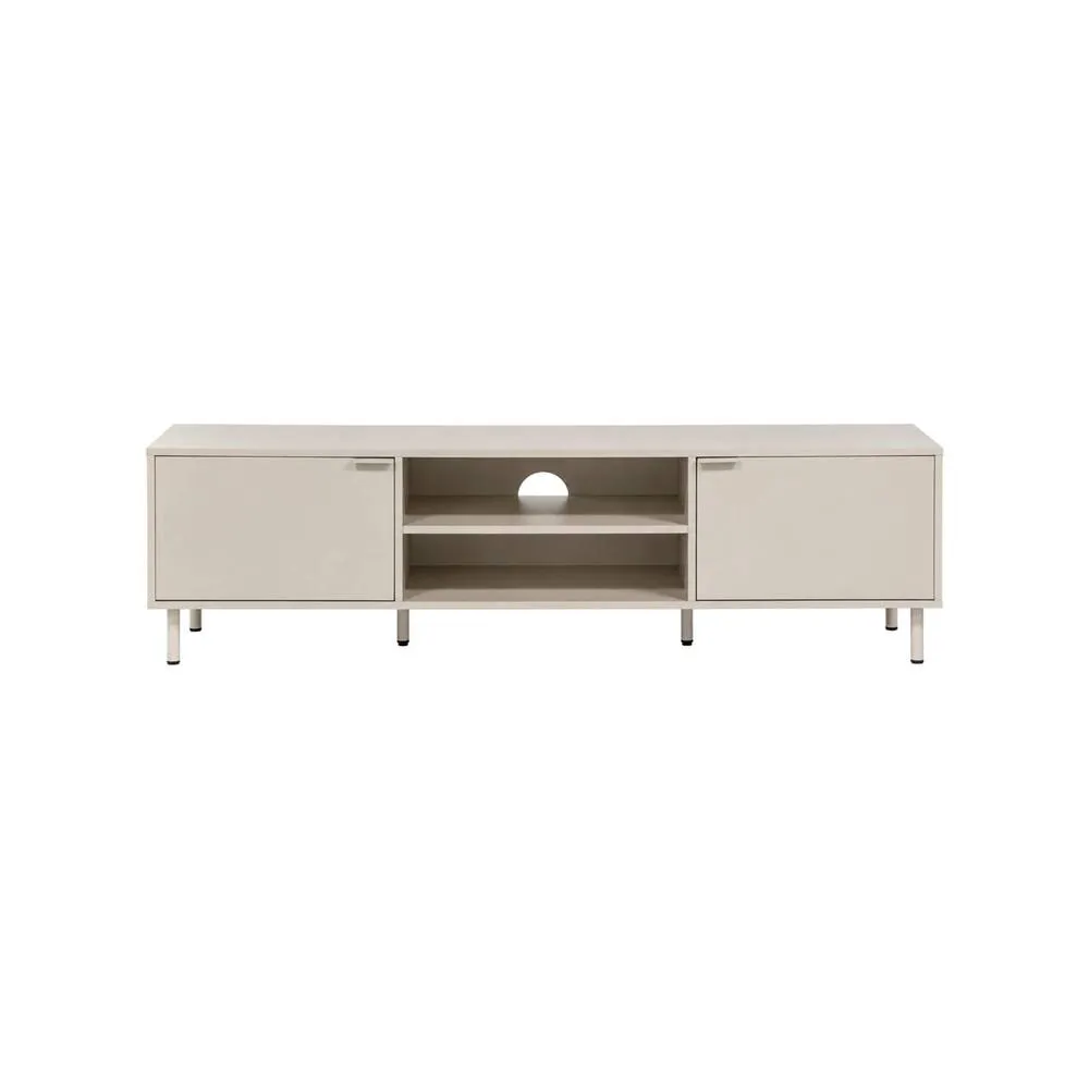 sweeek TV stand 160cm wood decor & metal in Beige 3