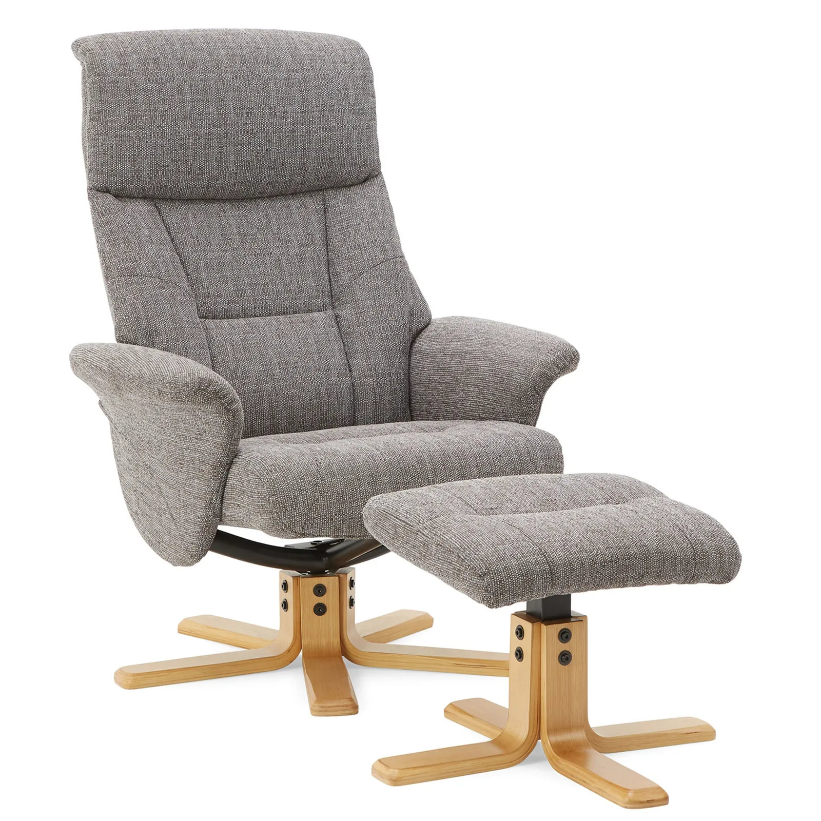 Whitham Swivel Recliner Chair - Grey Grey