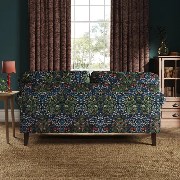 Jolene William Morris Blackthorn Print Velvet 3 Seater Sofa 3