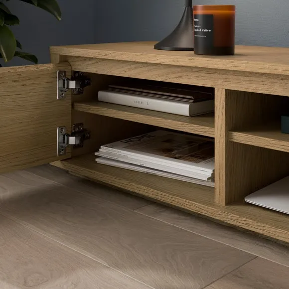 Malik Low Super Wide TV Unit for TVs up to 85" 3