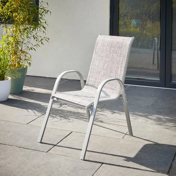 6 Piece Metal Garden Dining Set 5