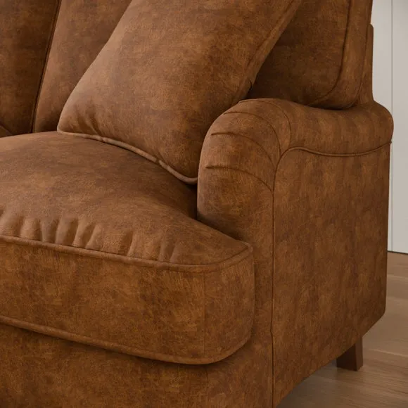 Beatrice II Relaxed Faux Leather 2 Seater Sofa 4