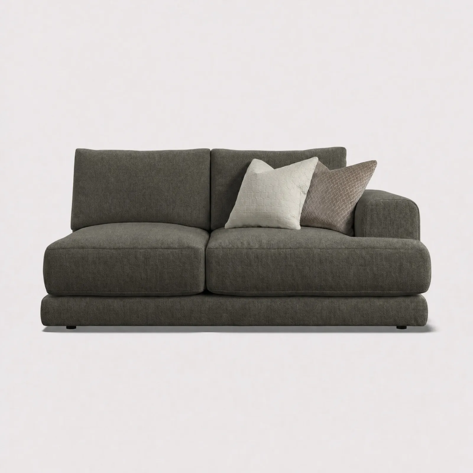 Lomax 1 Arm Medium Sofa Rhf, Green | Barker & Stonehouse 1