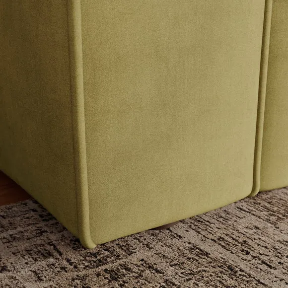 Abel Matte Velvet Snuggle Chair 5
