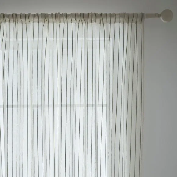 Lucia Stripe Slot Top Voile Panel 1