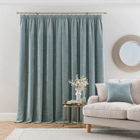 Alayna Chenille Pencil Pleat Curtains 4