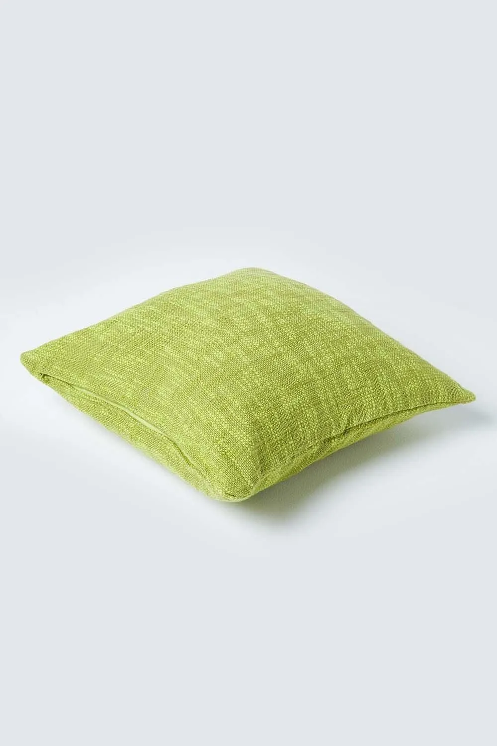 Homescapes Nirvana Cotton Cushion Cover in Green 3