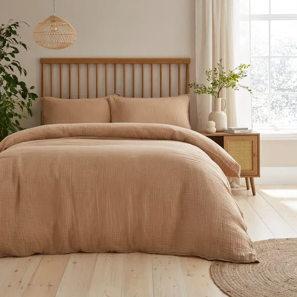 Cotton Muslin Duvet Cover and Pillowcase Set 5