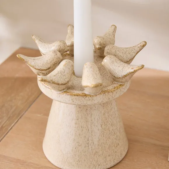 Bird Collection Ceramic Candlestick Holder 2