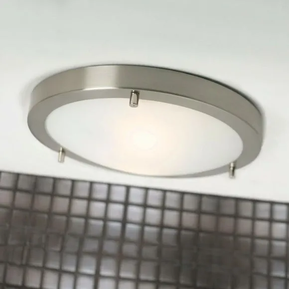 Nordlux Ancona Maxi E27 - Ceiling light - Brushed steel, Silver