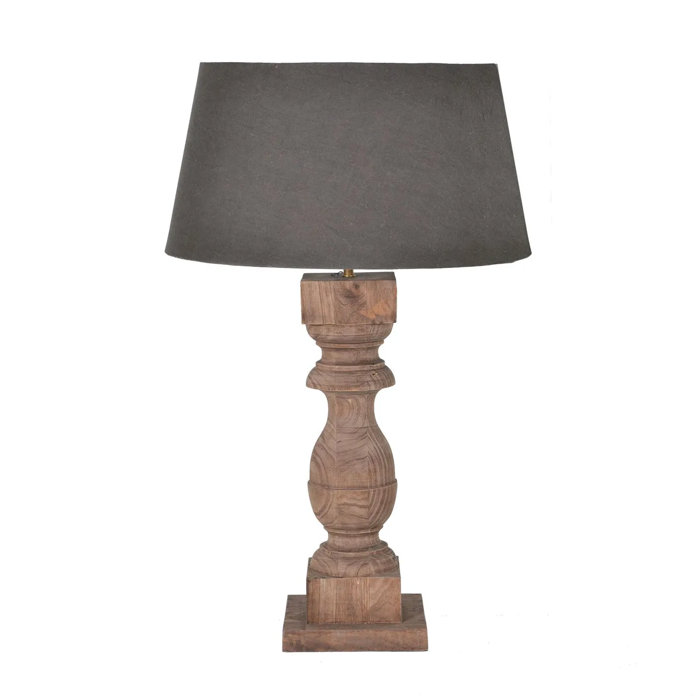 Weathered Wood Table Lamp
