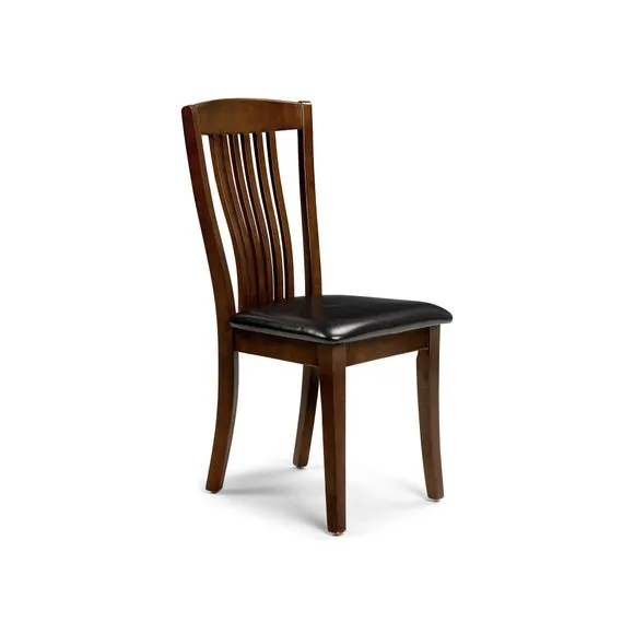 Canterbury Set of 2 Dining Chairs, Faux Leather 6