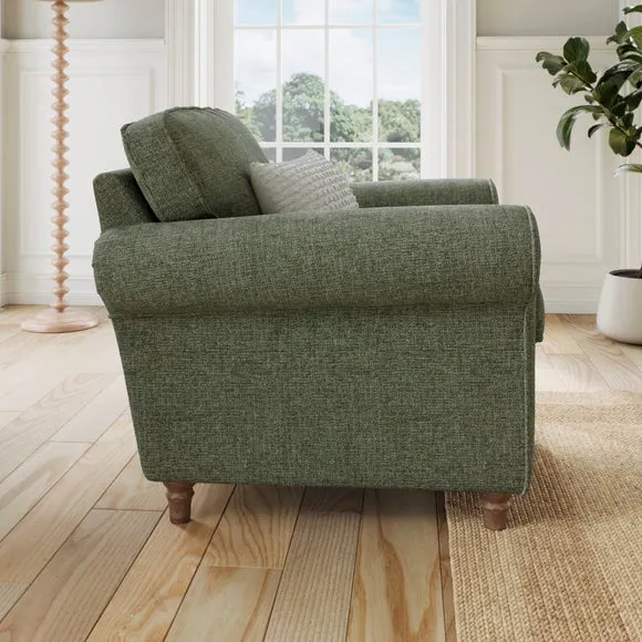 Flori Chenille Soft Texture Armchair 3