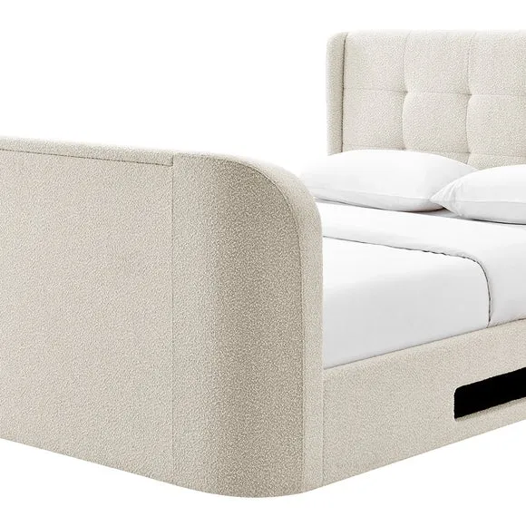Koble Boucle Side Lift Ottoman TV Bed 3
