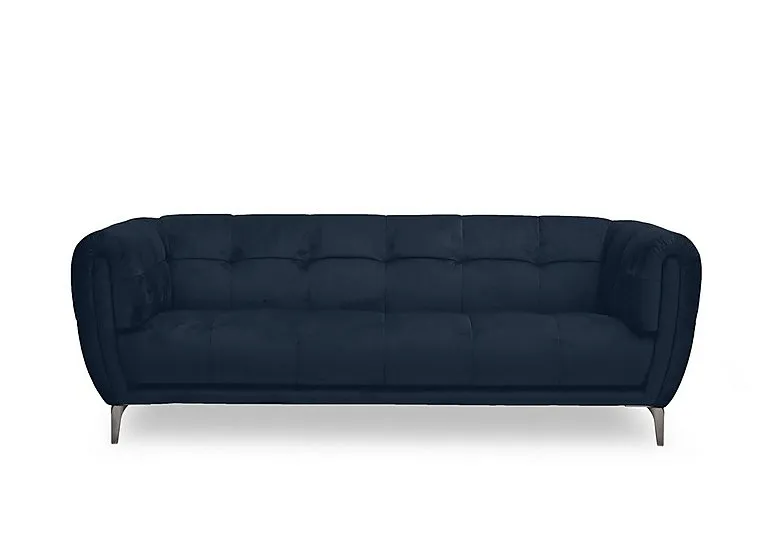 Sienna Fabric 3 Seater Sofa - Opulence Royal