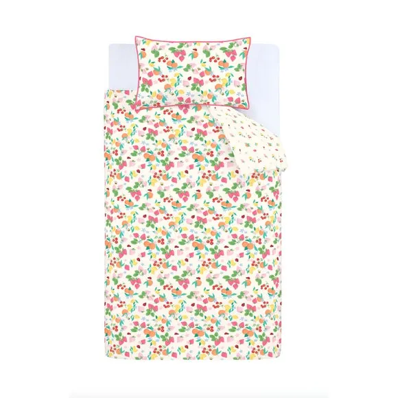 Catherine Lansfield Fruity Friends Quilt Cover and Pillowcase Set 5