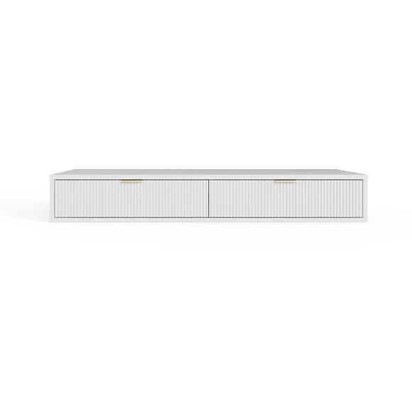 Leoni 2 Drawer Floating Dressing Table 5