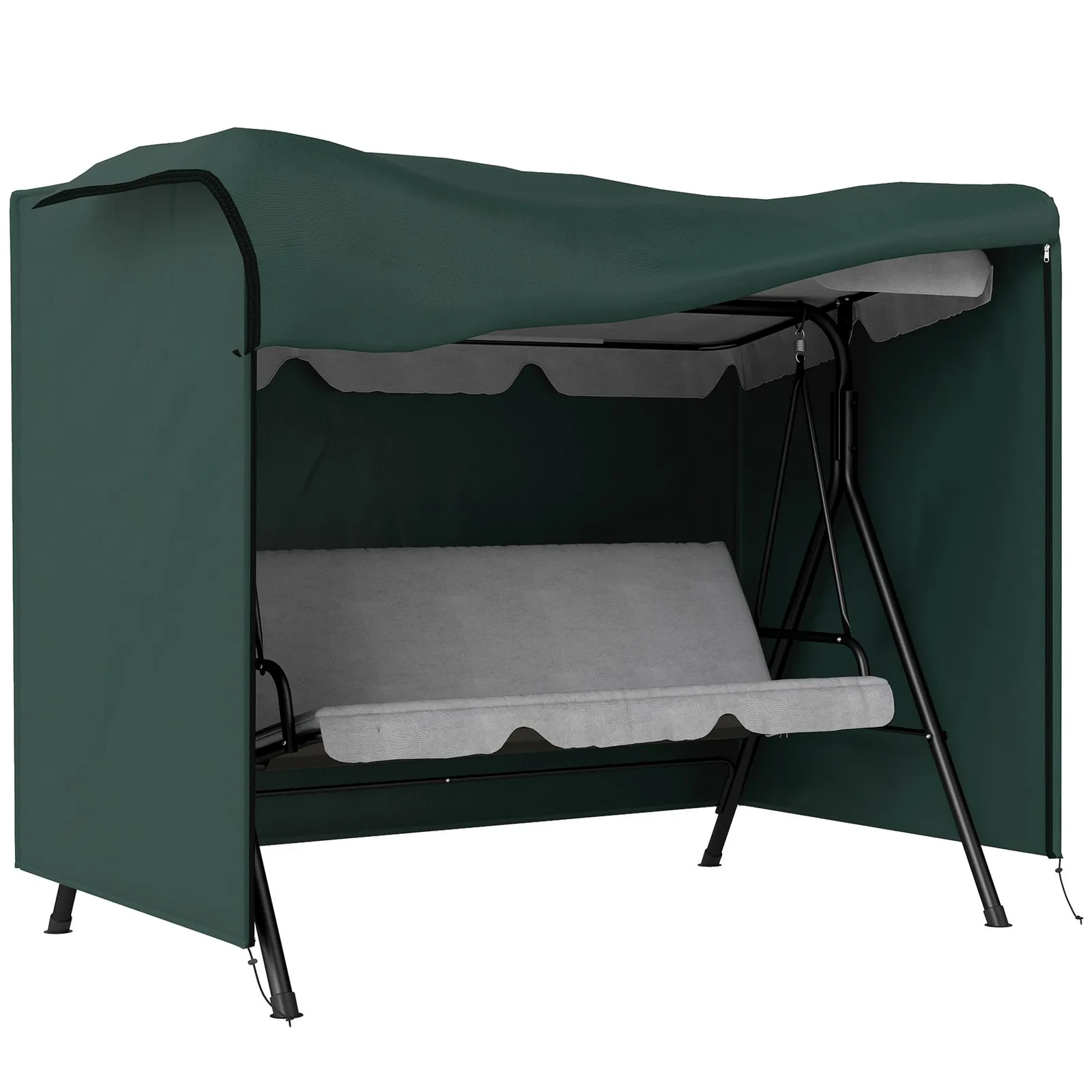 OUTSUNNY Garden Furniture Protector Patio Swing Chair Cover in Green 2