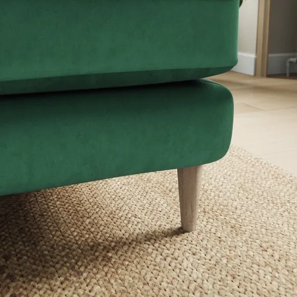 Sven Opulent Velvet Reversible Corner Chaise Sofa 4