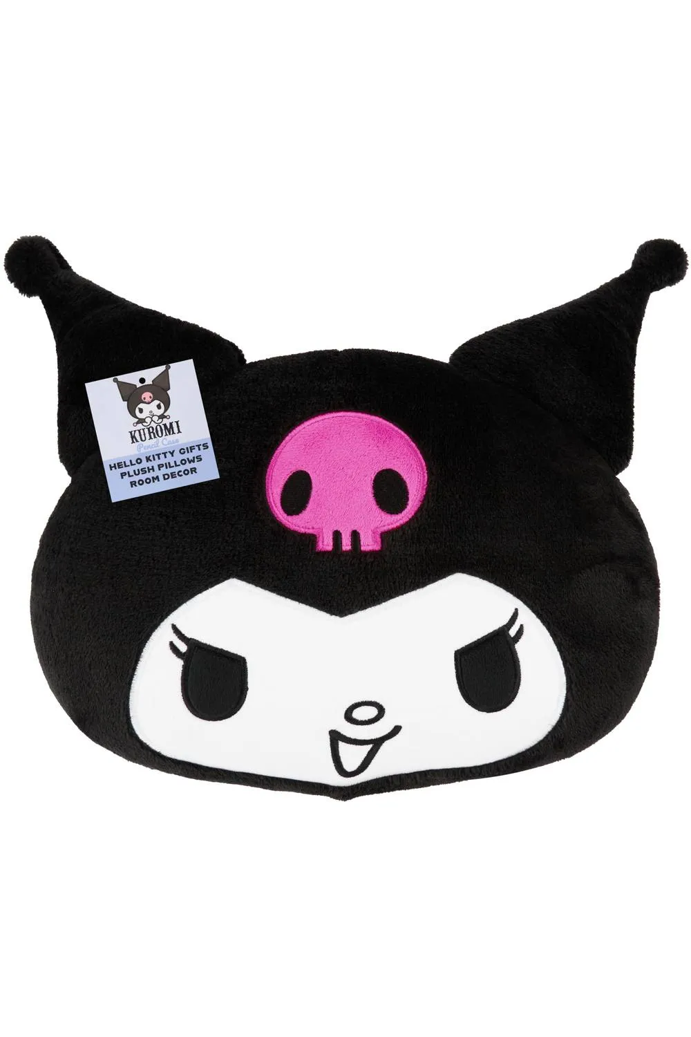 Hello Kitty Kuromi 3D Shaped Cushion Cute Bedroom Home Decor in Black