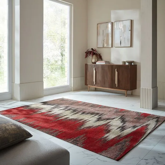 Aristelle Zig Zag Chenille Rug 1