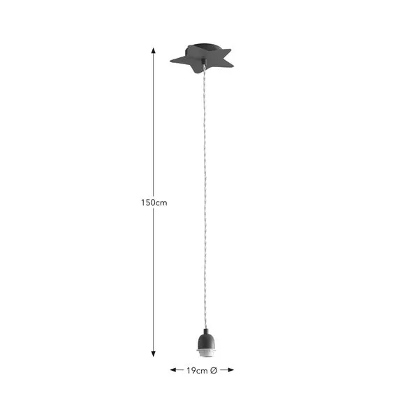 Star Adjustable Flex Ceiling Light Cable 5