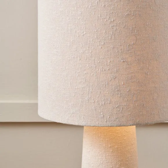Pacific Lifestyle Mirissa Slubby Handloom Fabric Floor Lamp 2
