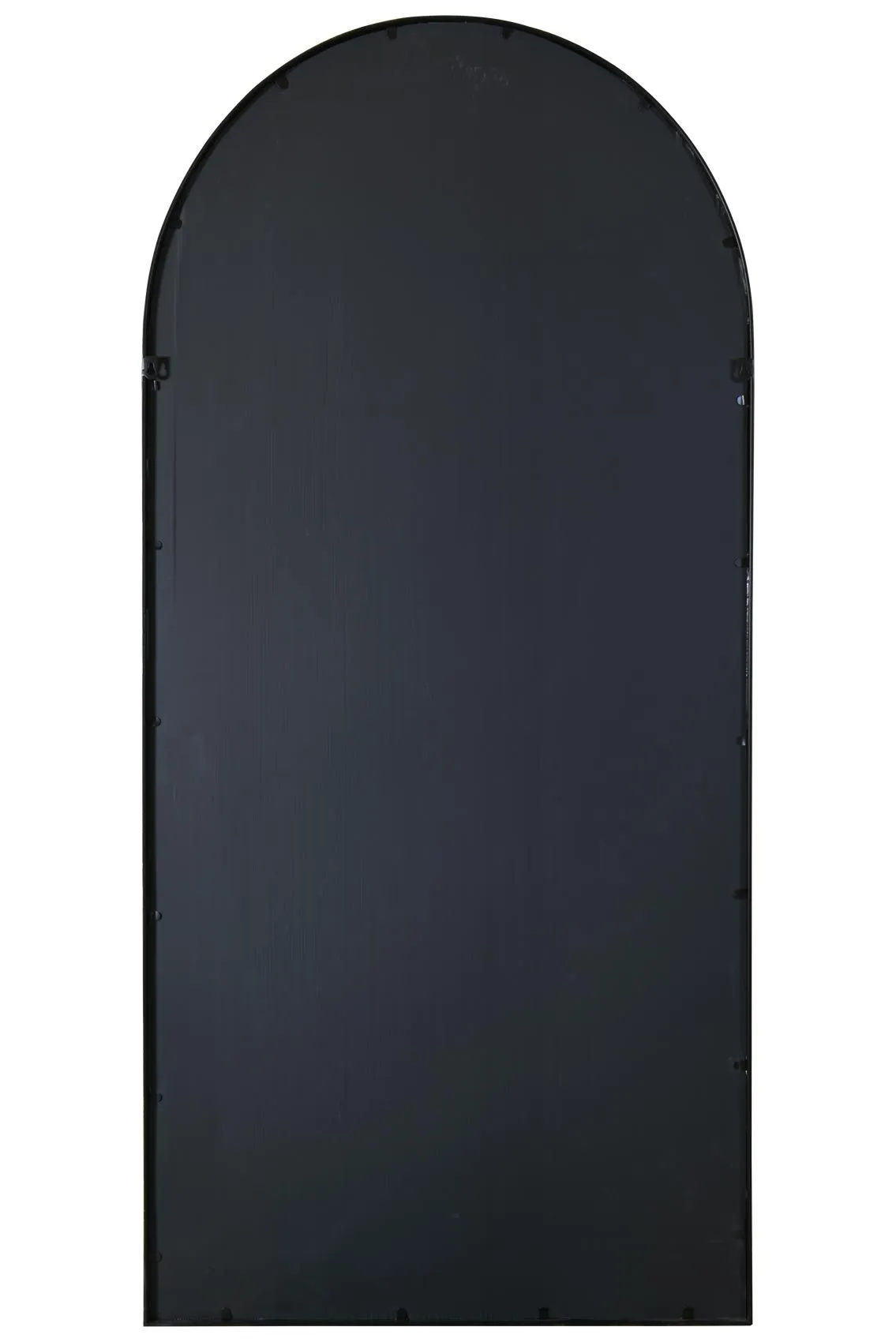 MirrorOutlet The Arcus - Black Framed Arched Window Leaner/Wall Mirror 71" X 33.5" (180x85CM) 6
