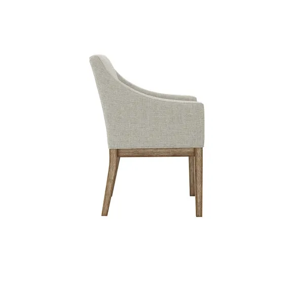 Piper Dining Chair, Faux Linen 4