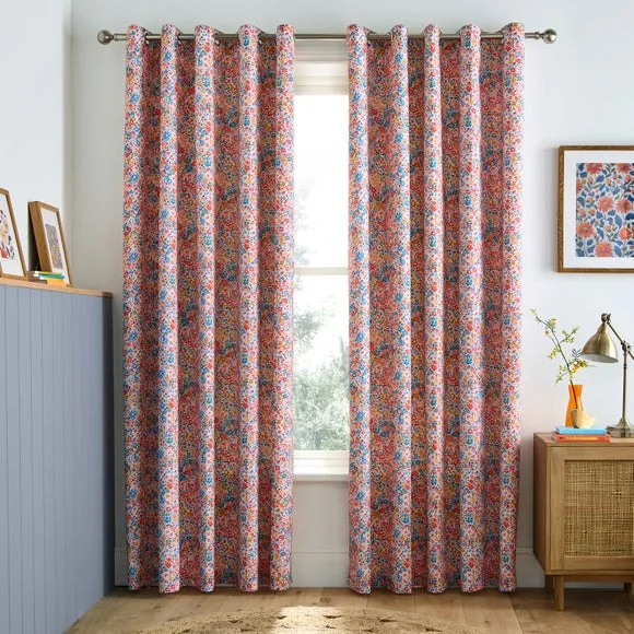 Avie Ditsy Blackout Eyelet Curtains 2