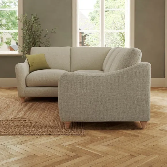 Hattie Basket Weave Corner Sofa 3