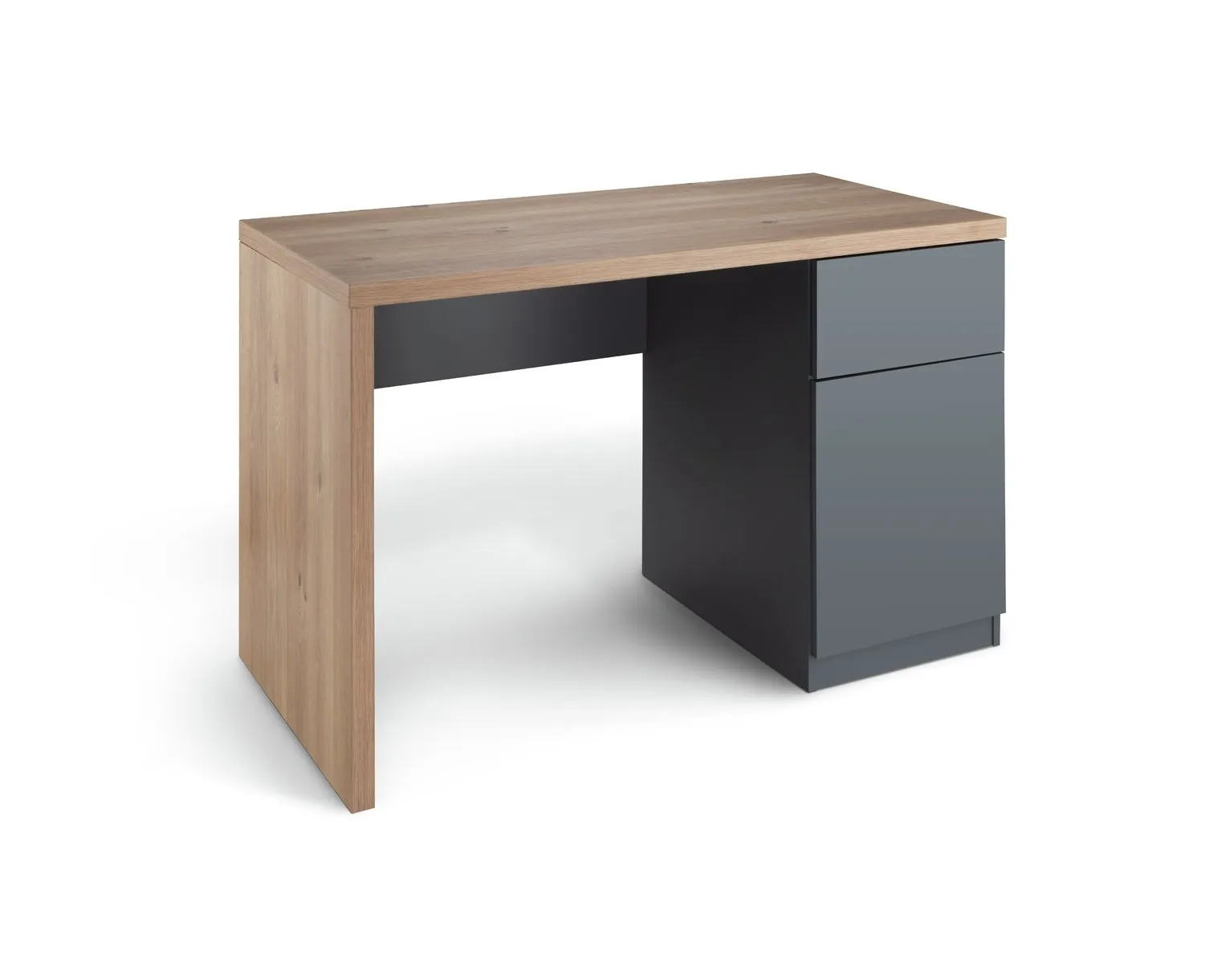Habitat Arlon 1 Drawer Pedestal Desk - Two Tone