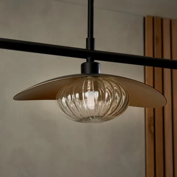 Delano 3 Light Diner Ceiling Light 5