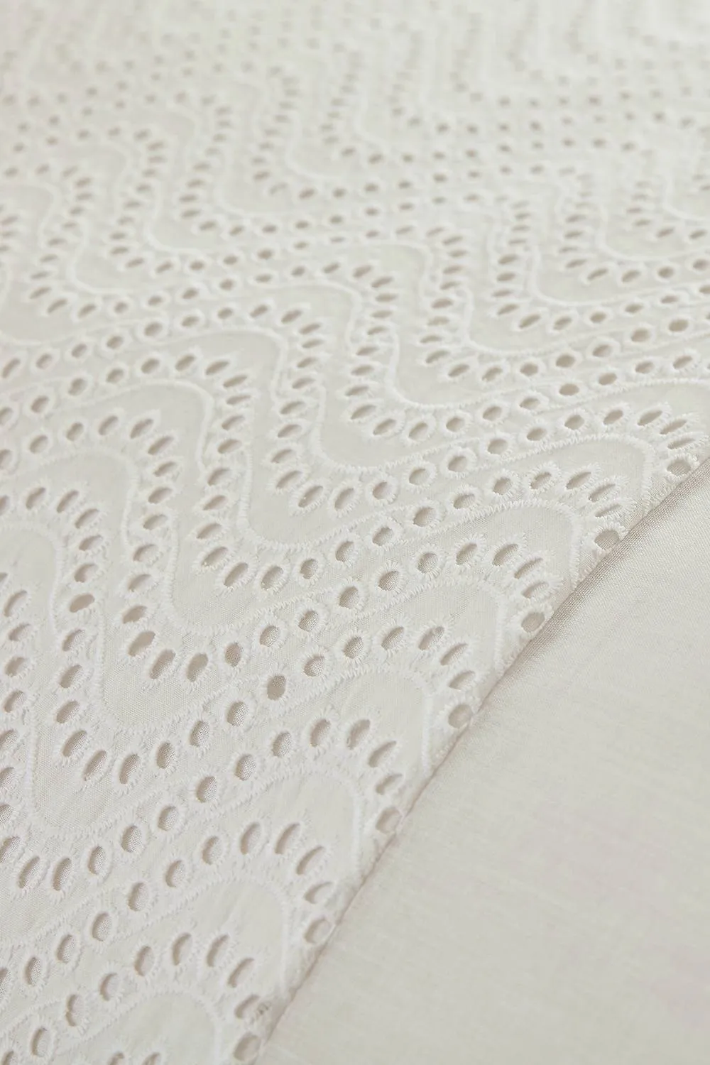 Helena Springfield 'Margo Embroidery' Cotton Duvet Cover Set in White 5