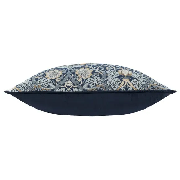 Morris & Co. Strawberry Thief Jacquard Square Cushion 4