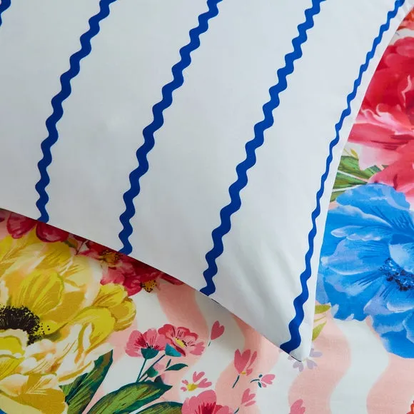 Sophie Robinson Mini Wave 100% Cotton Standard Pillowcase Pair 2