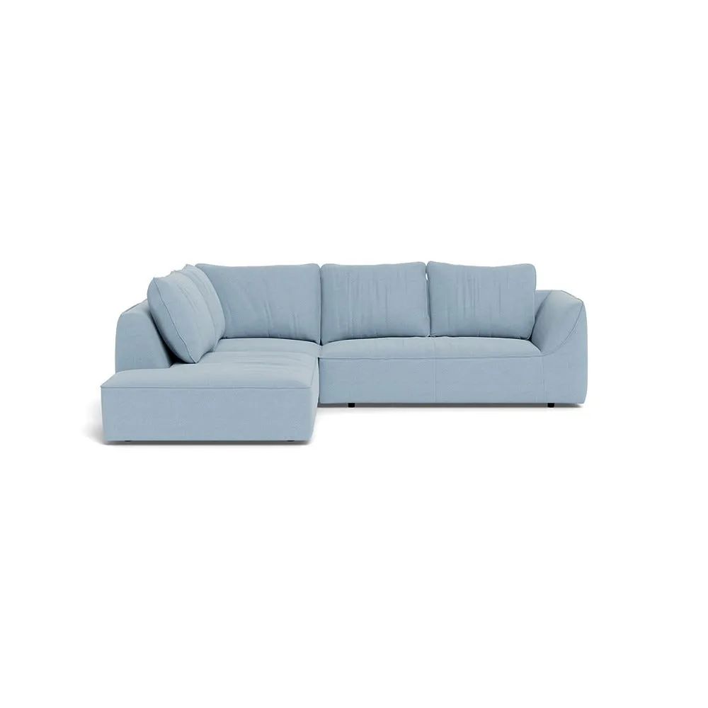 Heal's Morven Left Hand Facing Large Corner Sofa Capelo Linen-Cotton Sea Shanty 1